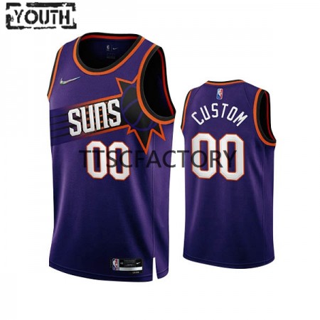 Dječji NBA Dres Phoenix Suns Personalizirani Nike 2022-23 Icon Edition Ljubičasta Swingman